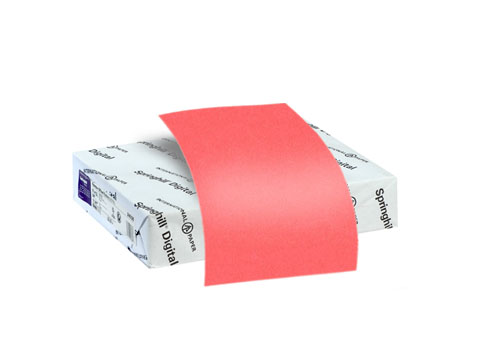 Springhill® Cherry 110 lb. Index Cover 8.5x11 - 250 PER REAM | SKU 75300